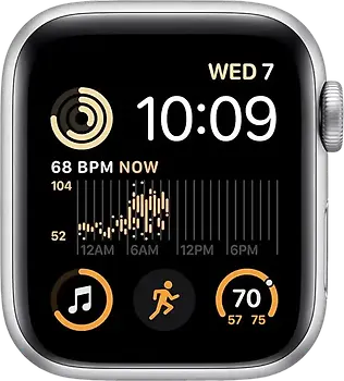 Apple Watch SE 2022 40 mm Cassa in Alluminio argento [Wi-Fi]